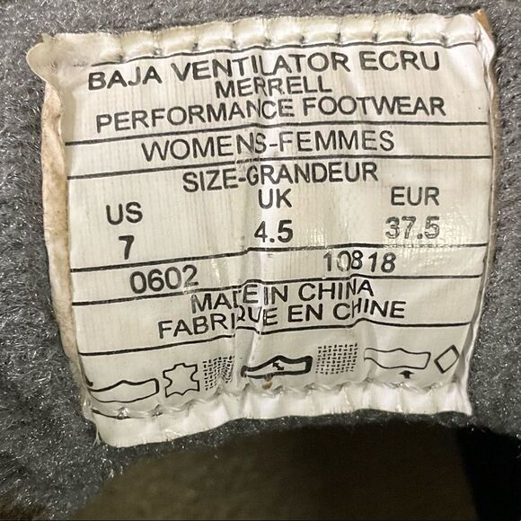 Merrell Womens Hiking Shoes Size 7 - Picture 3 of 6